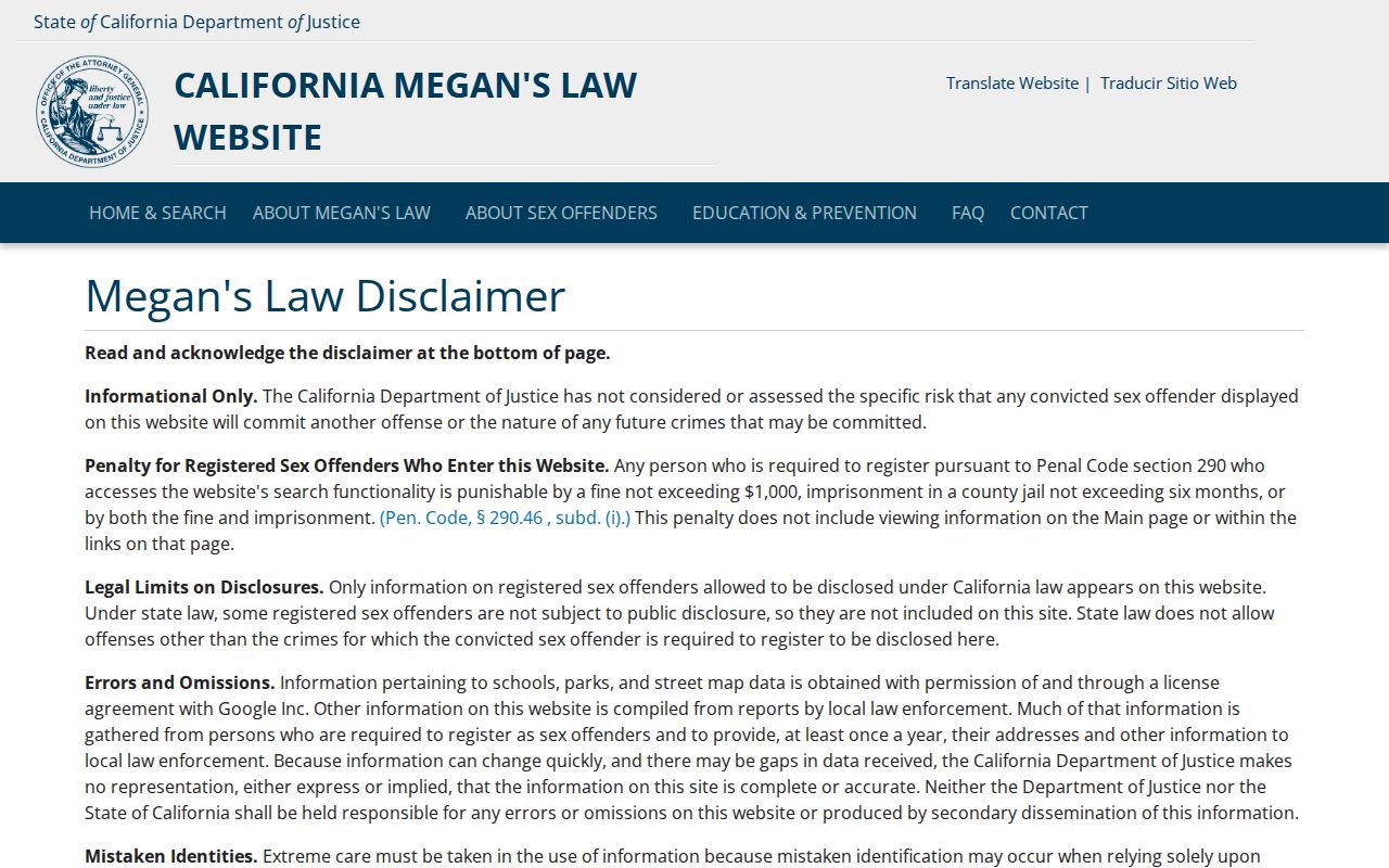 Dinuba people directories California Megan's Law registry