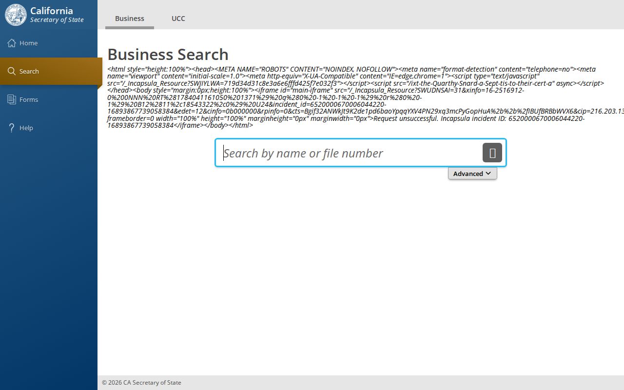 Dinuba people directories California Secretary of State business search